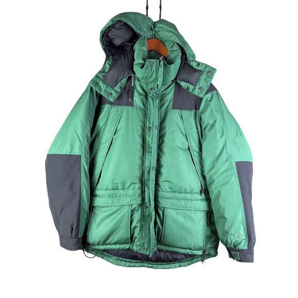 Eastern Mountain Sports Goose Down Snow Jacket Coat Heavyweight Green Men Medium - Picture 1 of 9